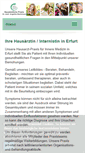 Mobile Screenshot of erfurt-internist.de